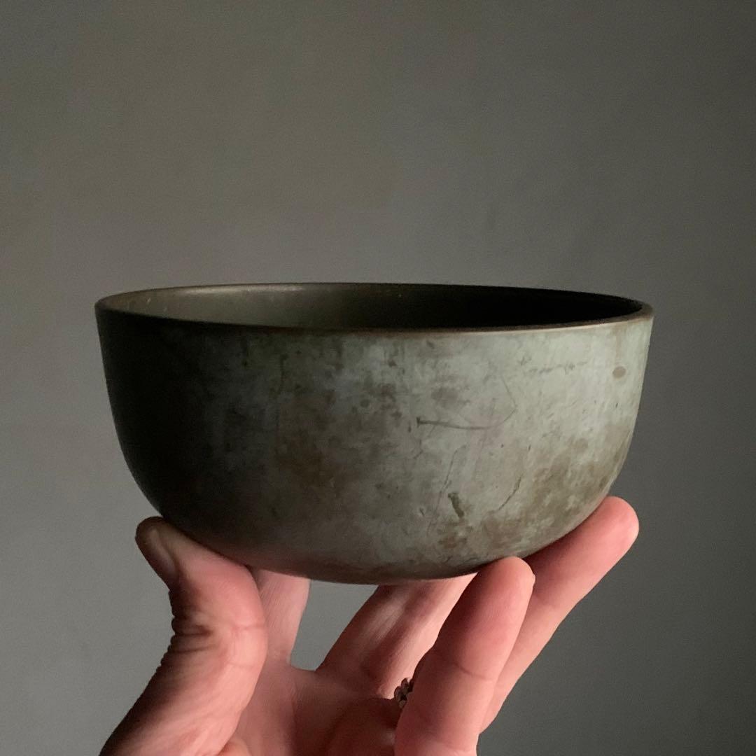 古い おりん 佐波理碗 緑青 古美術 仏教美術 古道具 アンティーク