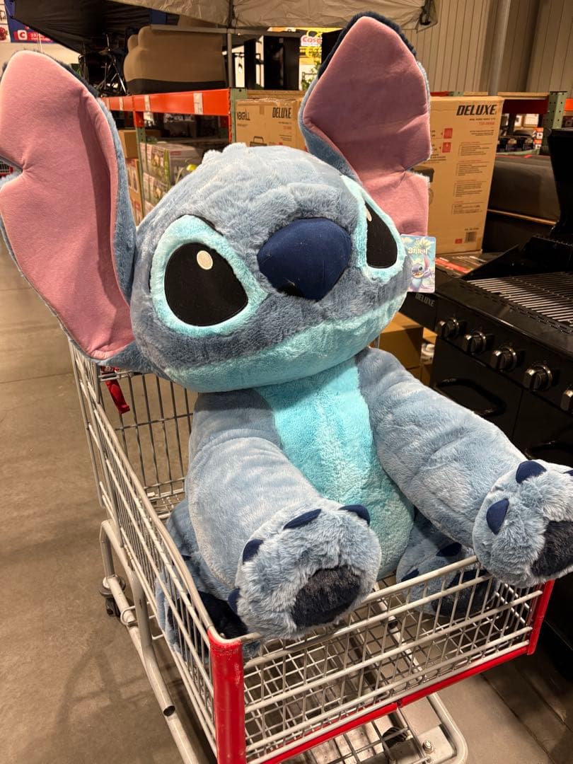 スティッチ 特大ぬいぐるみ　コストコ限定　ブランケット入り　未使用