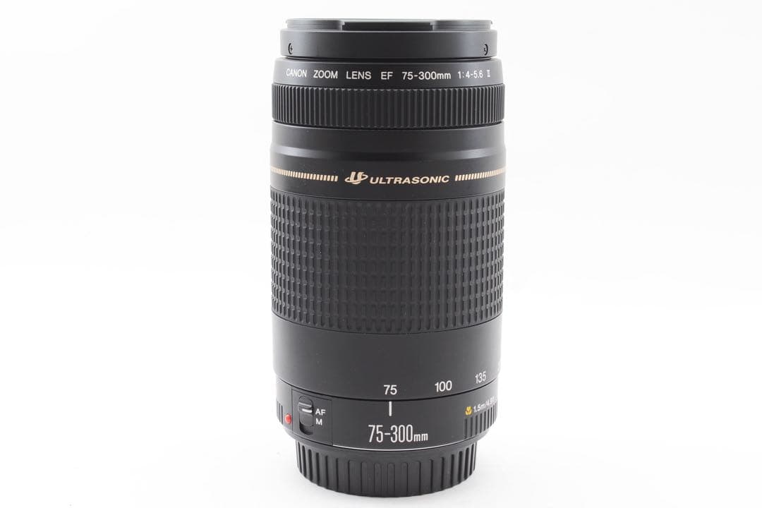 美品/望遠レンズ/Canon EF 75-300㎜1:4-5.6 Ⅱ Φ58㎜