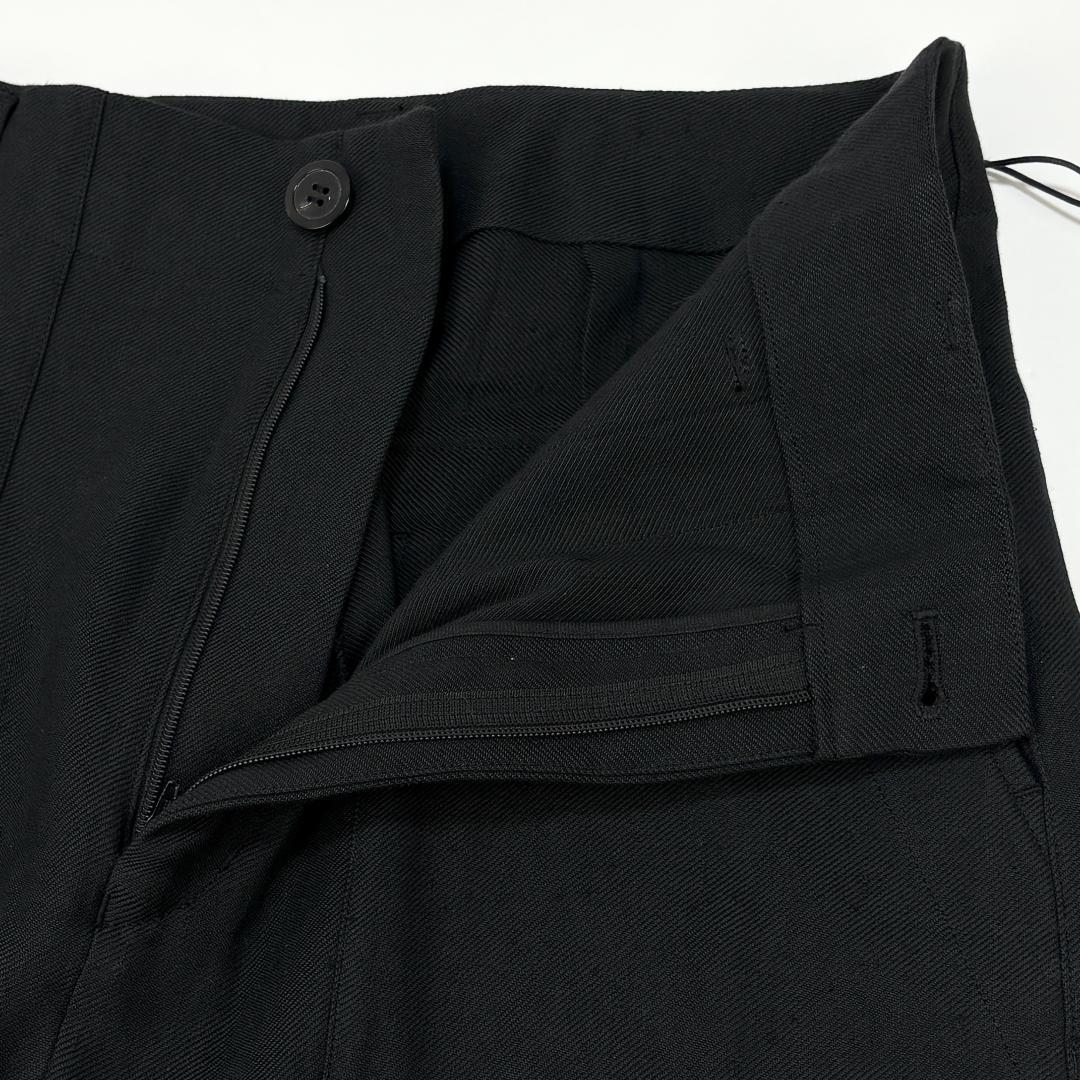 新品 COCUCA 24SS ベイカーパンツ 614670130063 ブラック