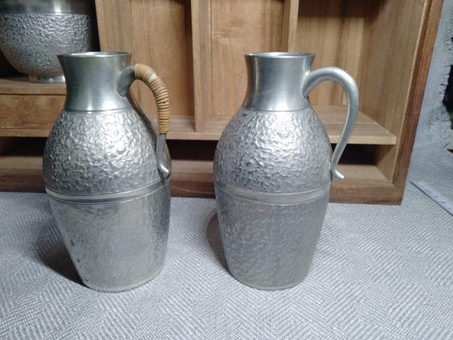 八幡製鉄株式会社　マルエス　満三十◯◯　読めないです　錫　酒器セット