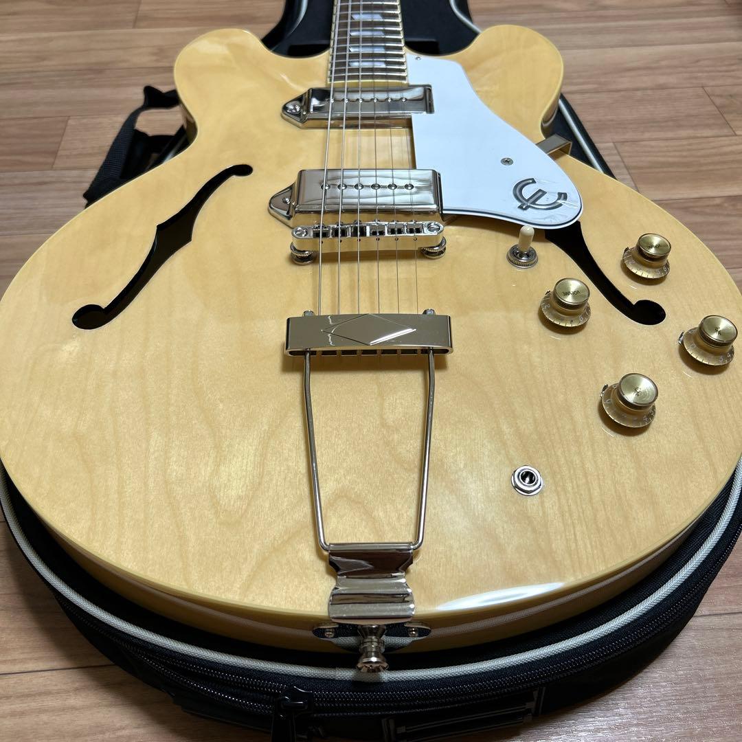 美品 Epiphone Casino Natural カジノ ナチュラル