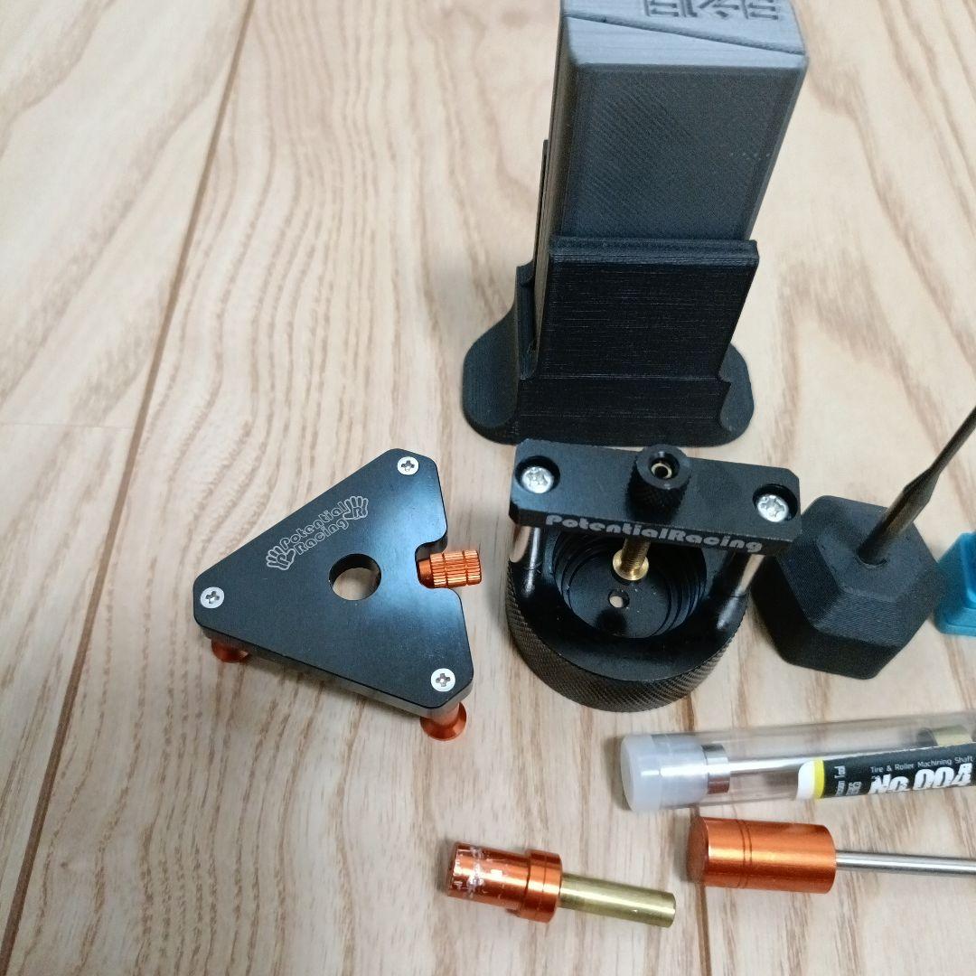 ミニ四駆　ホイール穴あけ貫通　　　　　　　 ポテンシャルレーシング