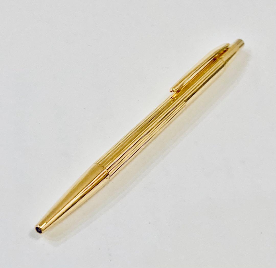 20金張り◆モンブラン高級ボールペン MONTBLANC 1970s美品ゴールド
