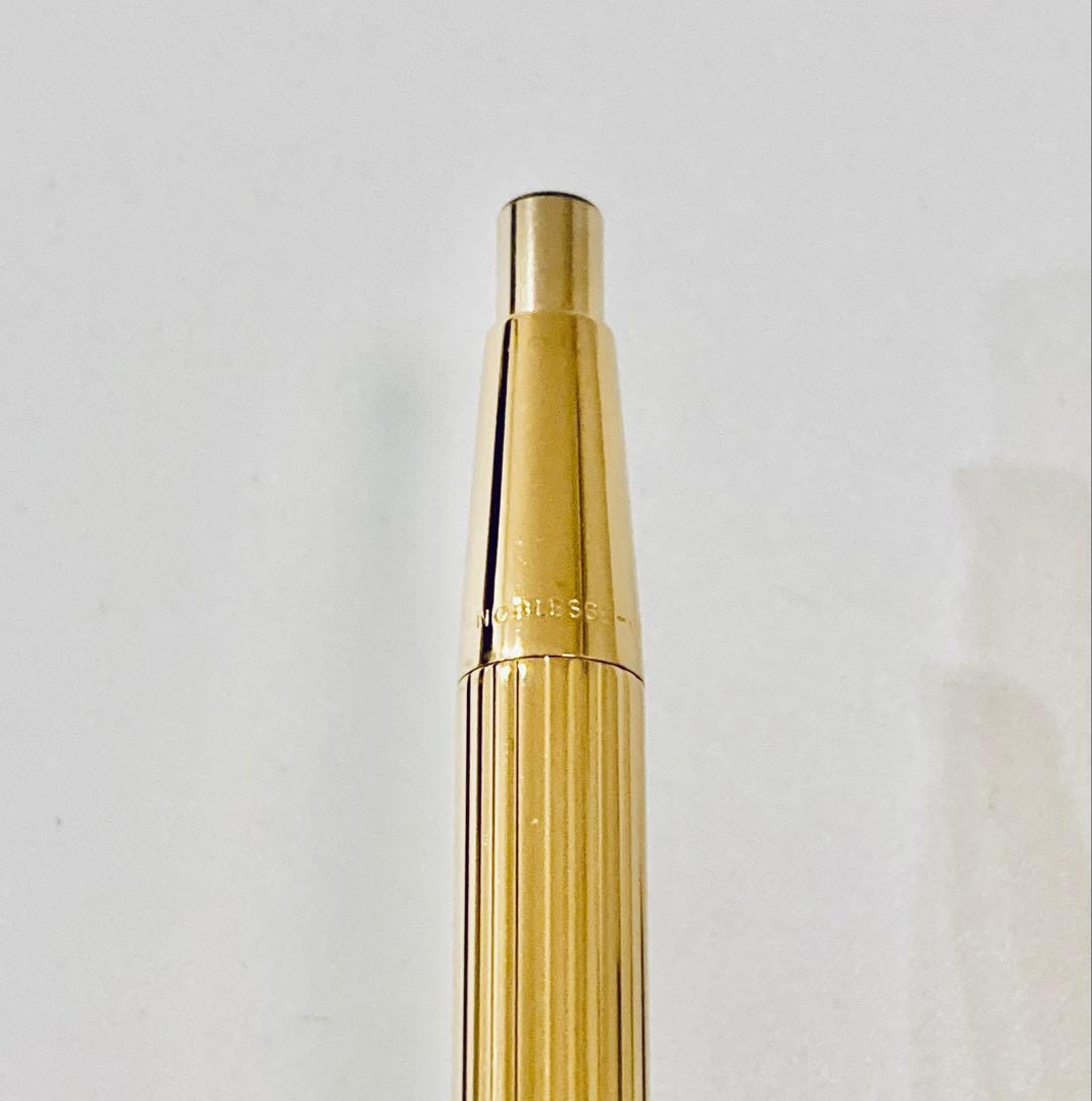 20金張り◆モンブラン高級ボールペン MONTBLANC 1970s美品ゴールド