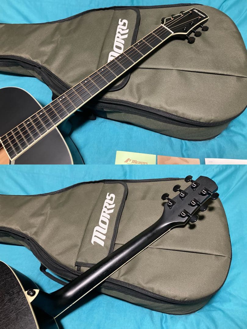 Morris M-021 BLKモーリスアコースティックギター