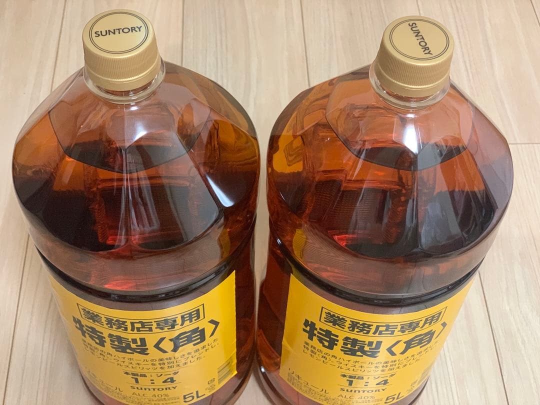 【新品未開封】 サントリー 角 特製 業務用ウイスキー 5L 2本
