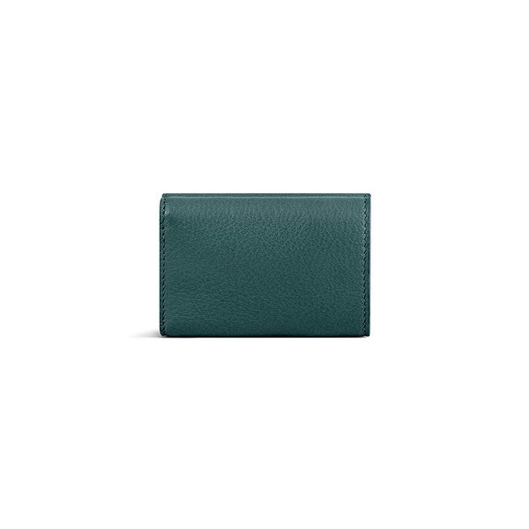 BALENCIAGA ダークグリーン ミニ財布