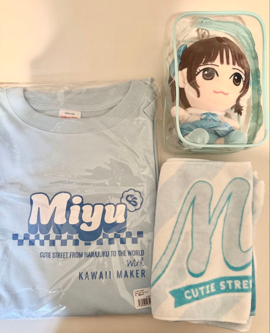 梅田みゆ　引退品　まとめ売り　CUTIESTREET ライブ　ちびぬい　Tシャツ
