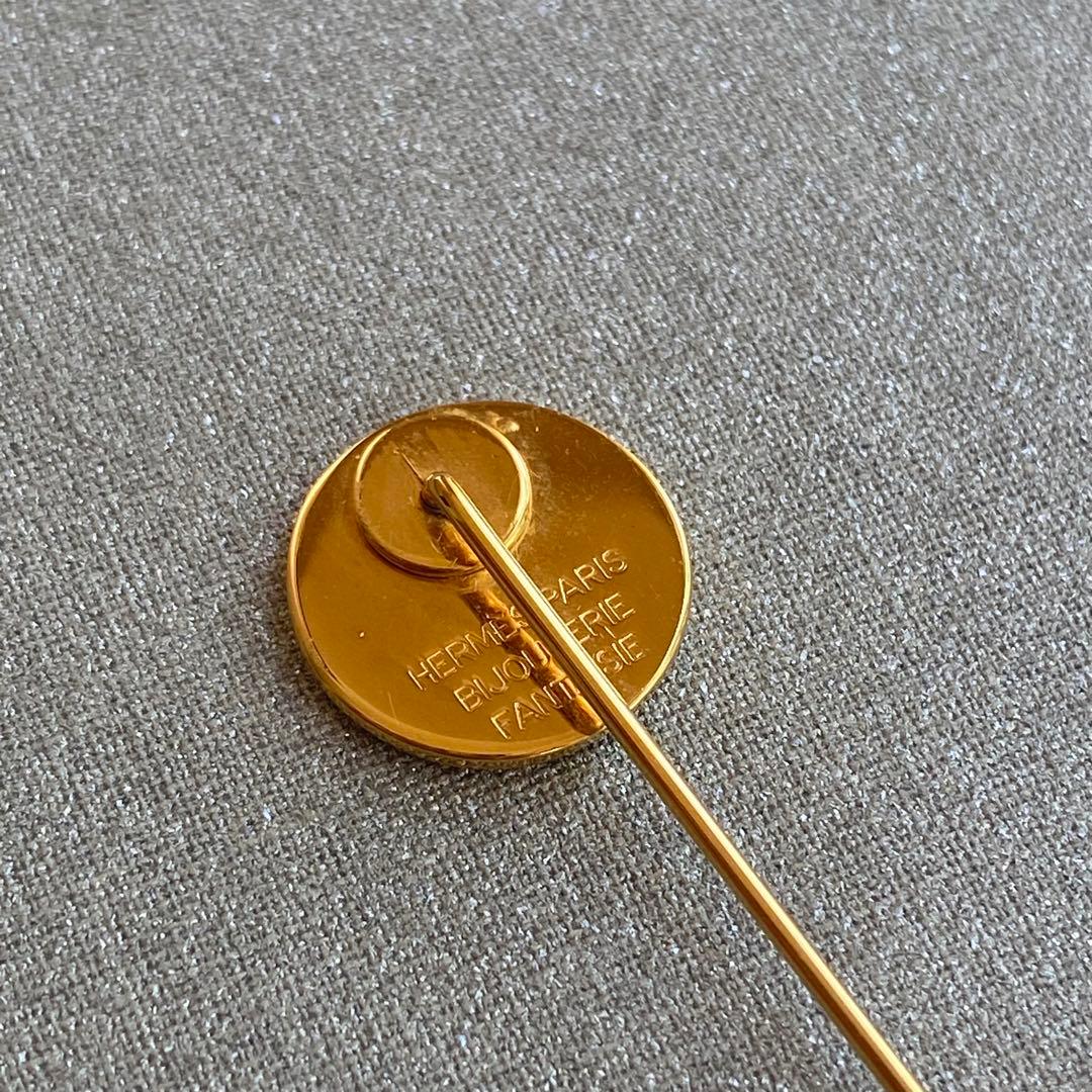 専用です　　【未使用美品】エルメス　ピンブローチ　ゴールド　アクセサリー