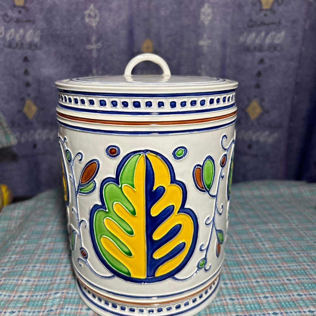 茶道具　水指　オランダ写 交趾釉　中村翠嵐