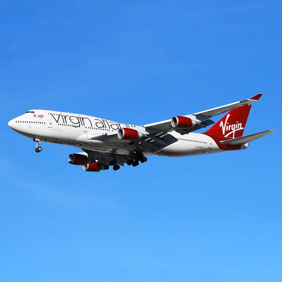 ヴァージンアトランティック航空 Aviationtag B747-400 厚い