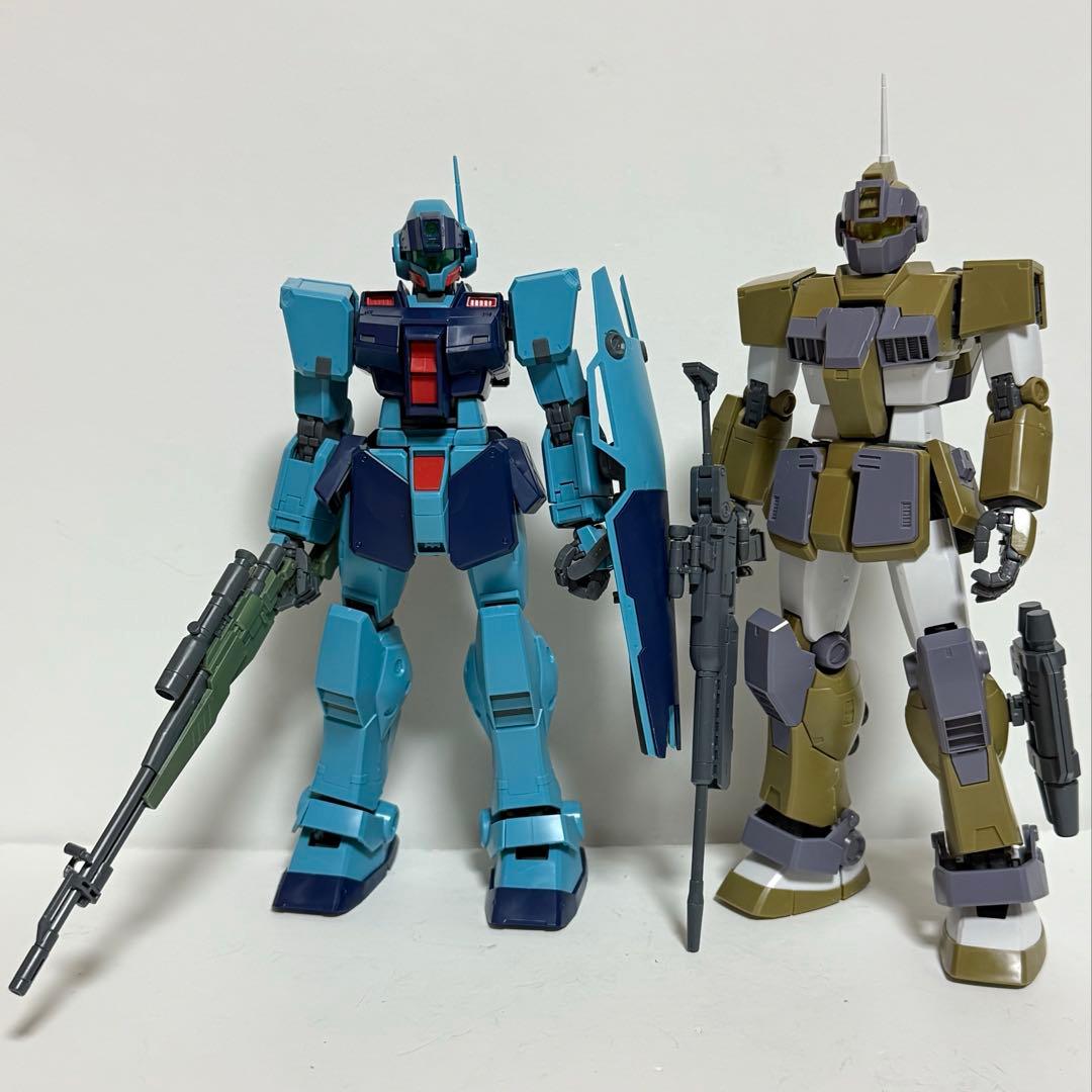 素組品 MG２体 ジムスナイパー、ジムスナイパーⅡ