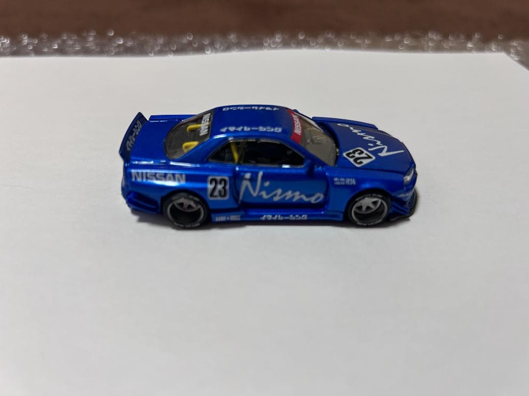 MINIGT 街道ハウス R34 スカイラインGT-R ニスモ ブルー※最終価格