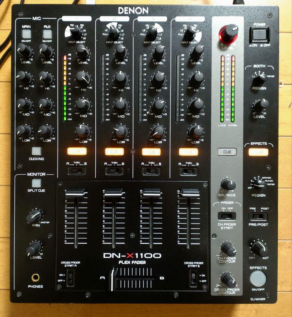 DENON DN-X1100 　動作確認済み　送料込み　DJミキサー 美品