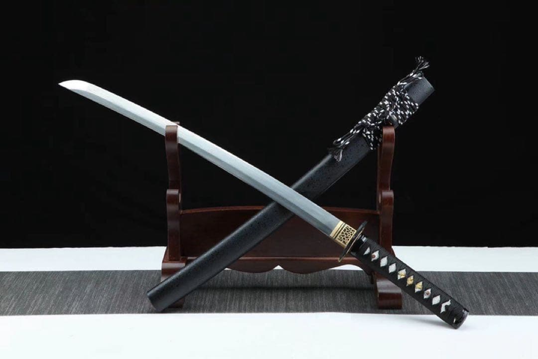 黒月 美術刀 刀装具 模擬刀 日本刀 模造刀 武具 舞踊刀 黒石目鞘