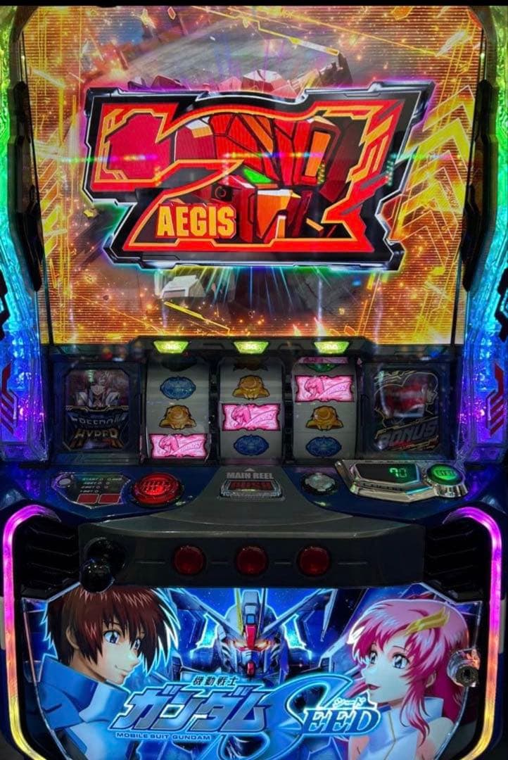 送料無料　オートプレイ可　データカウンター対応　実機　ガンダムSEED スマスロ