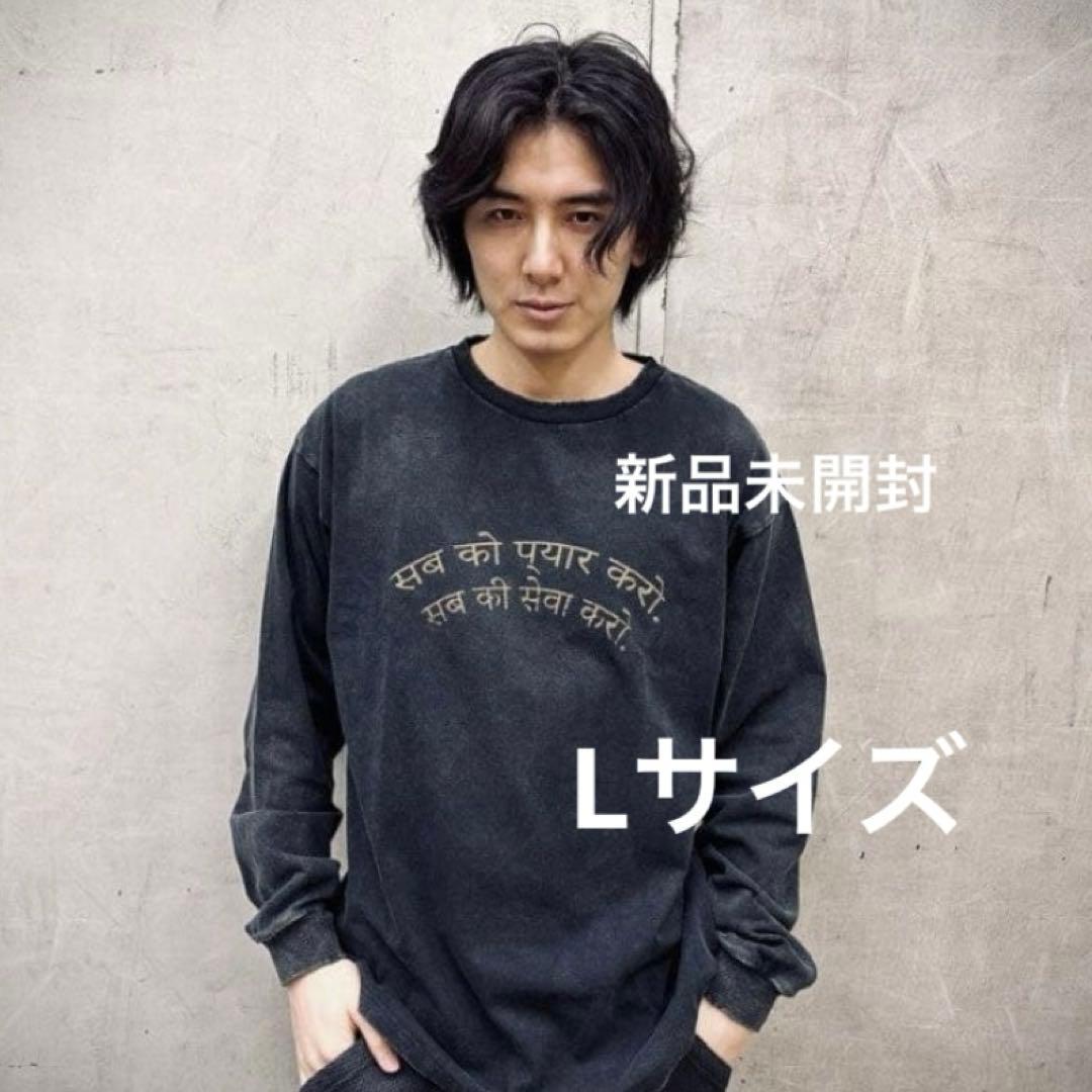 藤井風　LASA ダメージロンT Lサイズ