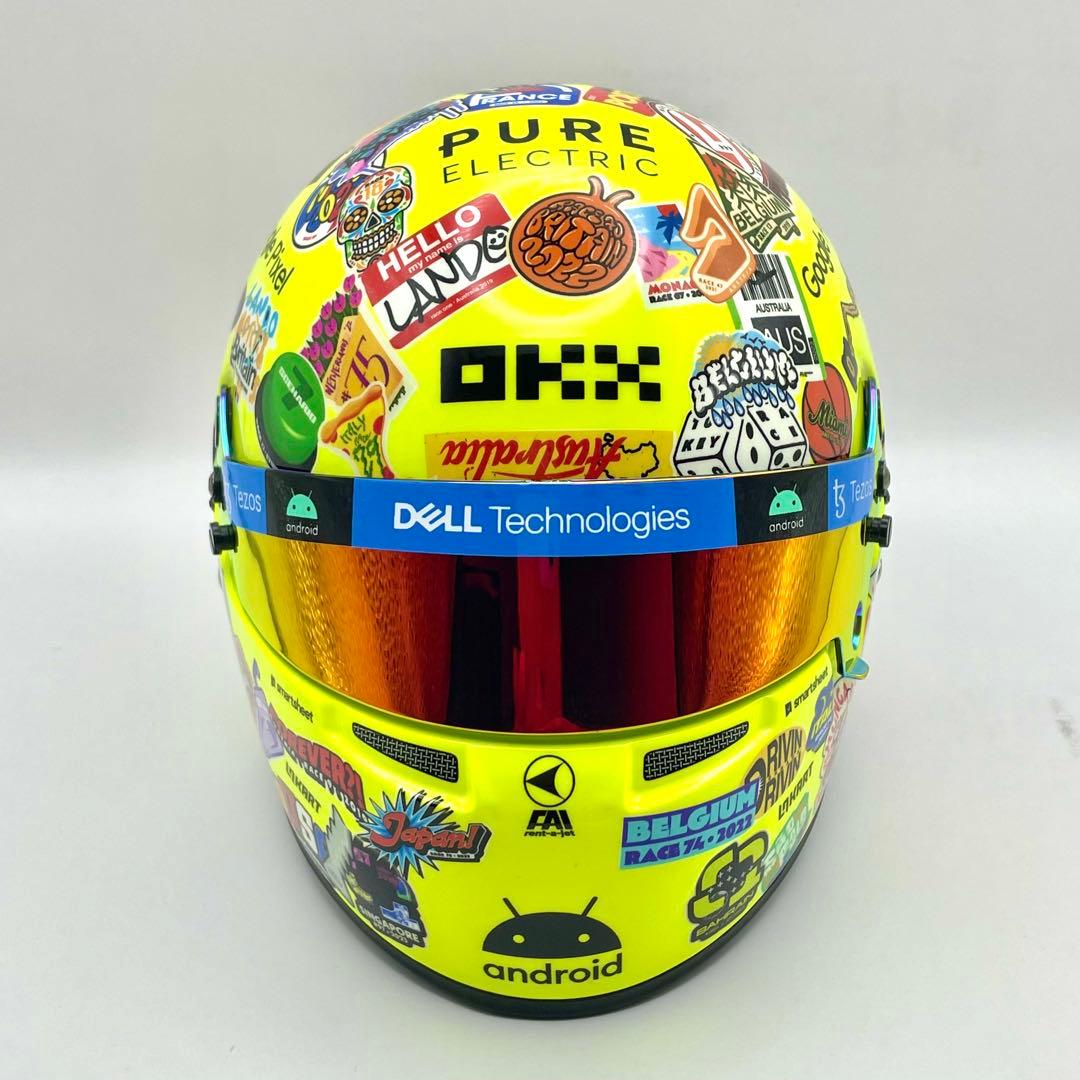1/2ヘルメット マクラーレンF1 ランド・ノリス 2023年 アメリカGP