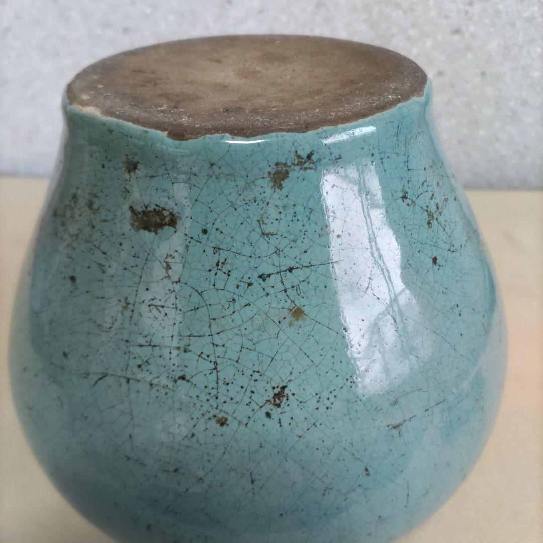 緑釉壺　H27