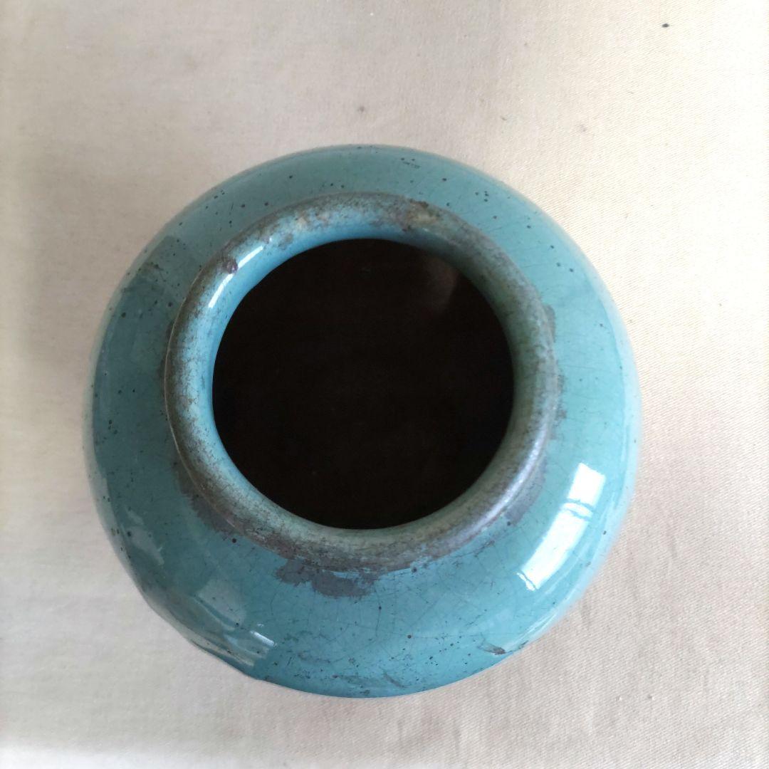 緑釉壺　H27