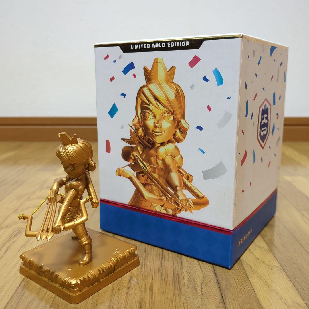 【希少非売品】クラロワ プリンセス フィギュア 限定ゴールドエディション！