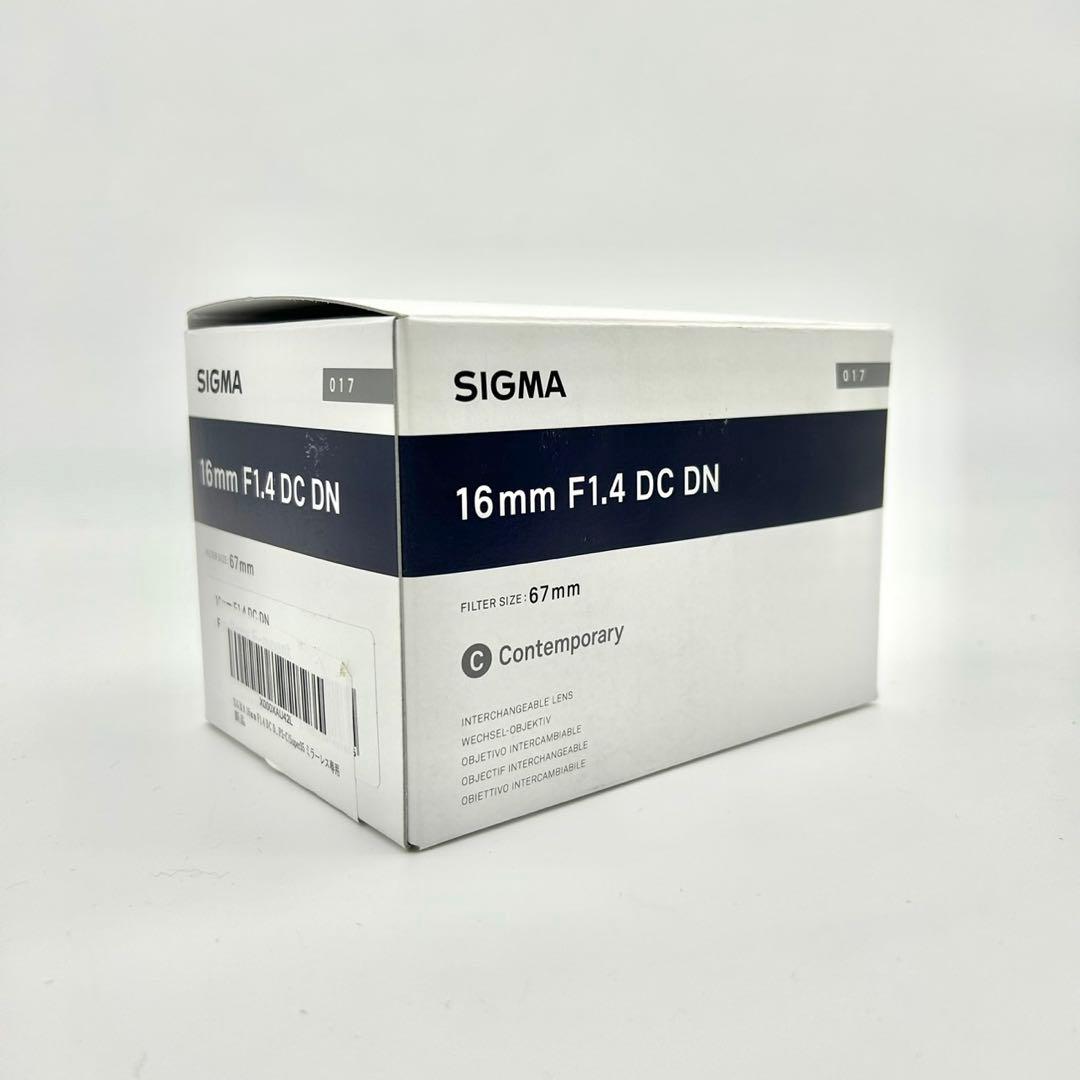 SIGMA 16mm F1.4 DC DN レンズ