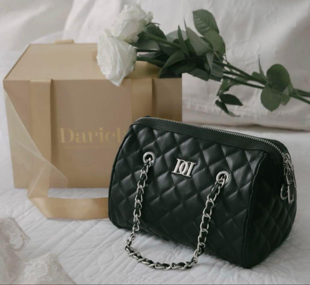 Darich ダーリッチ キルティングミニボストンバッグ ノベルティ