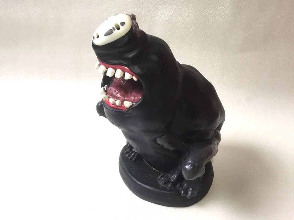 稀少　レア　千と千尋の神隠し カオナシ 貯金箱(ポット)　新品