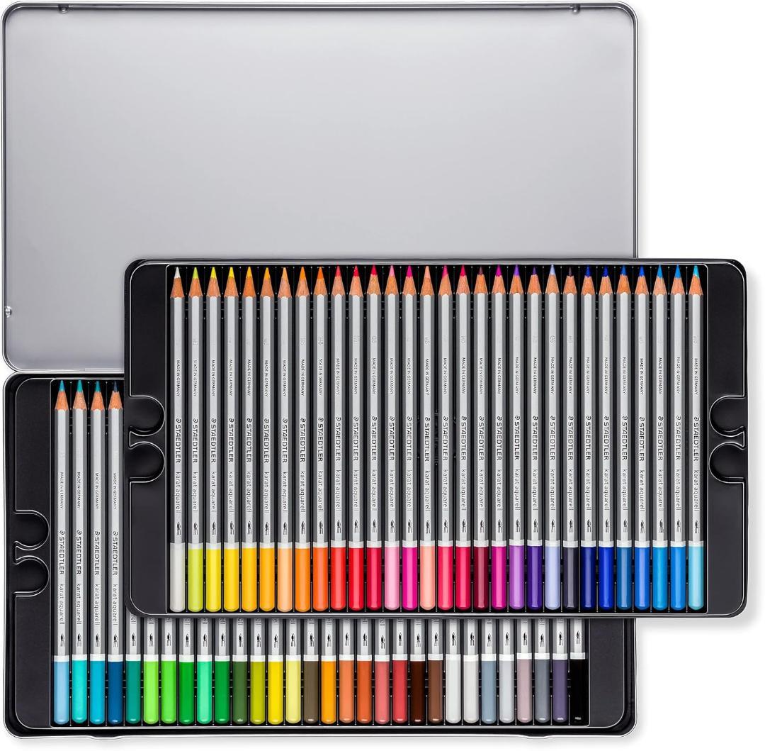 【未使用おまけ付】STAEDTLER karat aquarell 60本セット