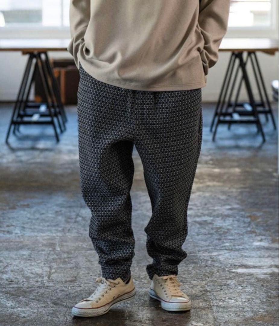 CAMBIO サルエルパンツ バルーン ワイドテーパード L デニム ジョガー