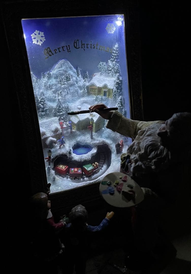 サンタクロース クリスマス オルゴール　フィギュア