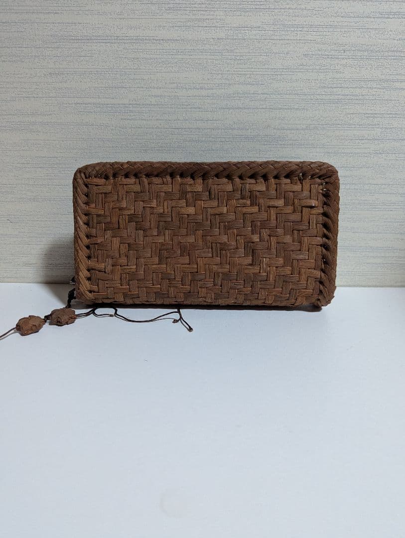 【極美品】山葡萄(やまぶどう) 長財布 網代編み 最高級天然素材 バッグ