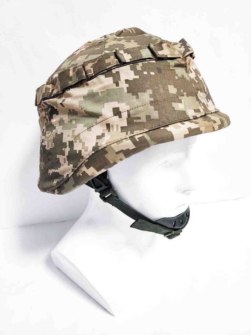 軍 ヘルメット MM14迷彩 ヘルメットカバー スチール製 新品未使用