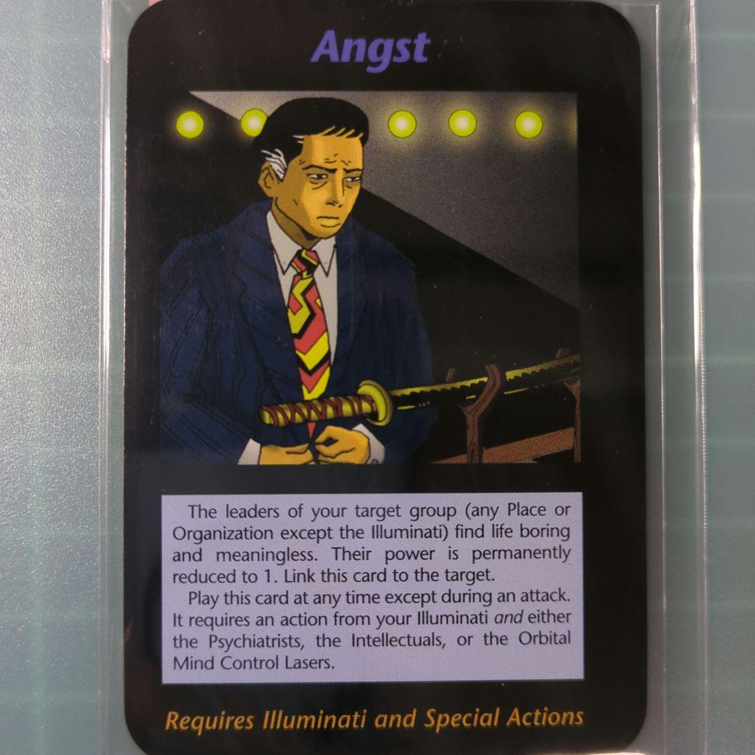 イルミナティーカード　「Angst」