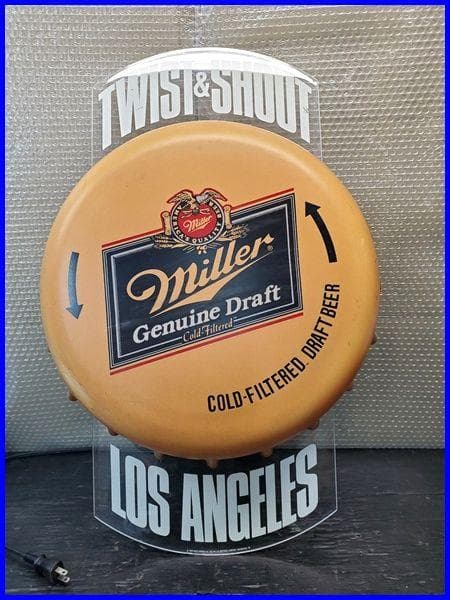 ♪ビンテージ Miller Genuine Draft BEER 電飾看板♪