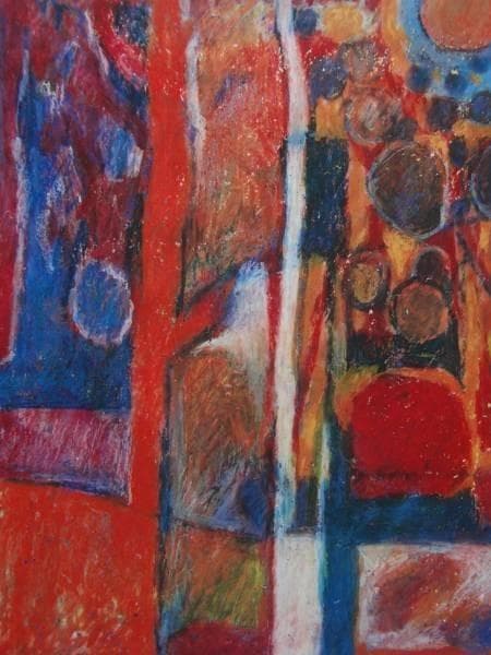 川口 軌外、作品、希少画集画、新品高級額、額装付、状態良好、油彩 風景