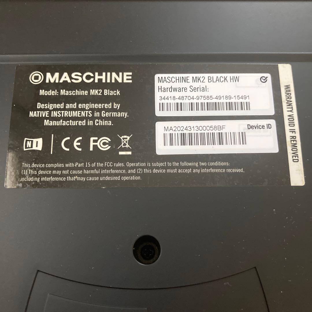 DTM・DAW NATIVE INSTRUMENTS Maschine Mk2 Black