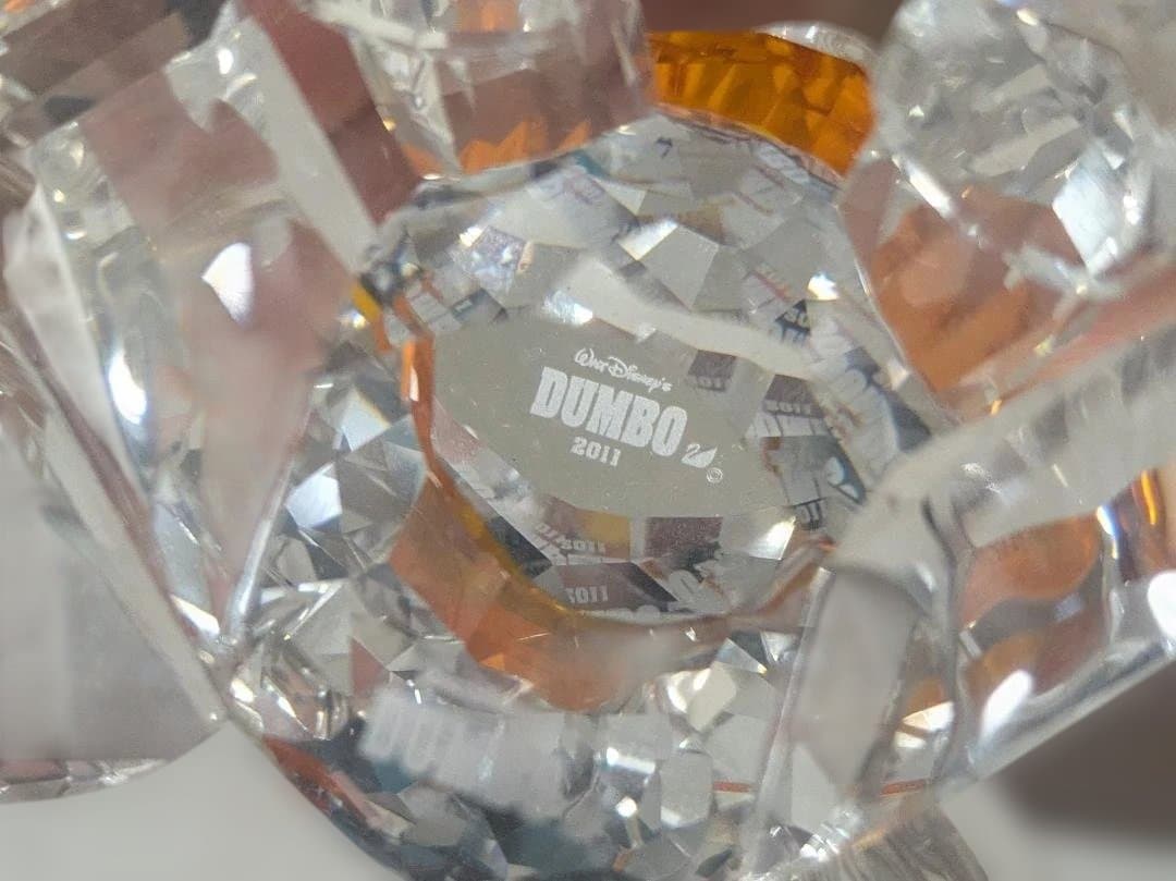 送込美品！ダンボ70周年記念2011年度限定スワロフスキークリスタル人形