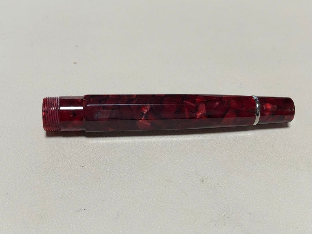 BEXLEY 赤 万年筆 専用ケース付き