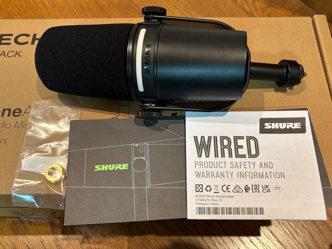 SHURE MV7+ IXTECH マイクアーム LIZARDモデル セット
