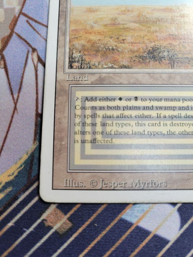 Scrubland　英語版　3ED　リバイズド　mtg