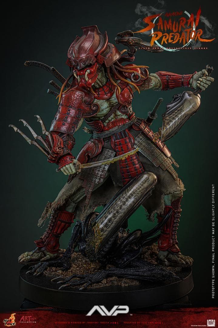 ホットトイズ 1/6 エイリアン プレデター 赤鬼サムライ・プレデター AC06