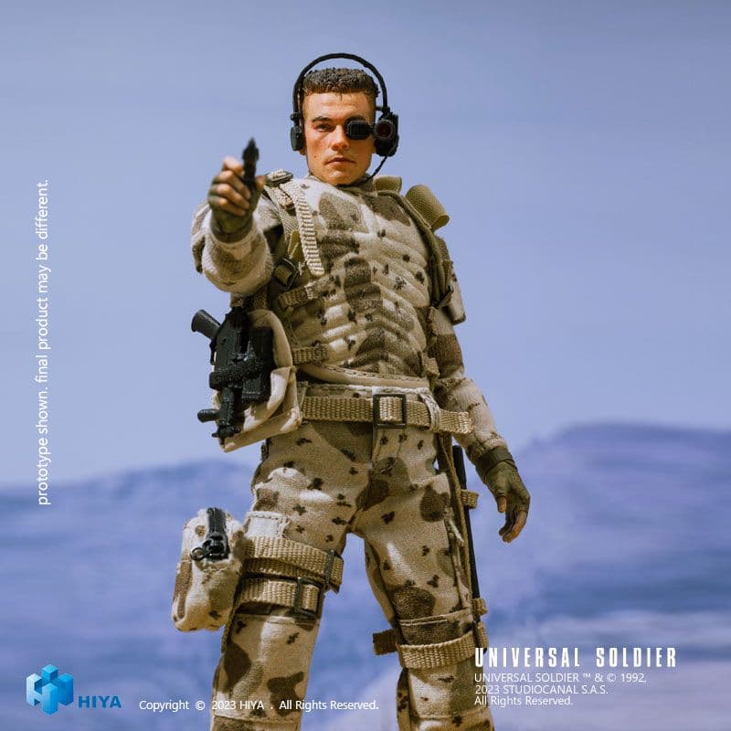 ユニバーサル・ソルジャー 1/12 アクションフィギュア リュック・デュブロー