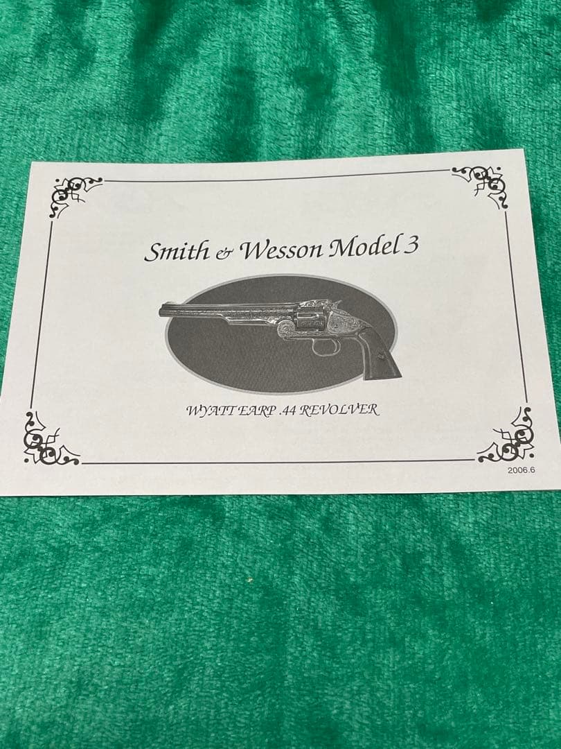 トイガン S&W MODEL 3 WYATT EARP .44 REVOLVER