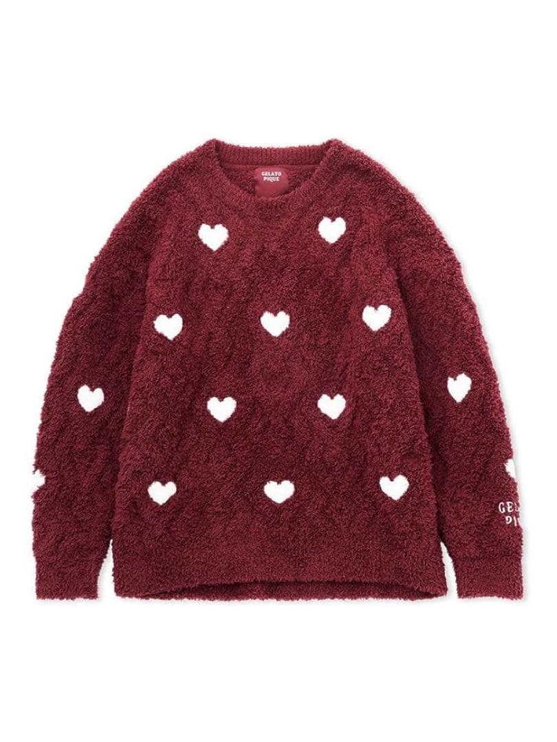 ジェラートピケ ハートアランプルオーバー
