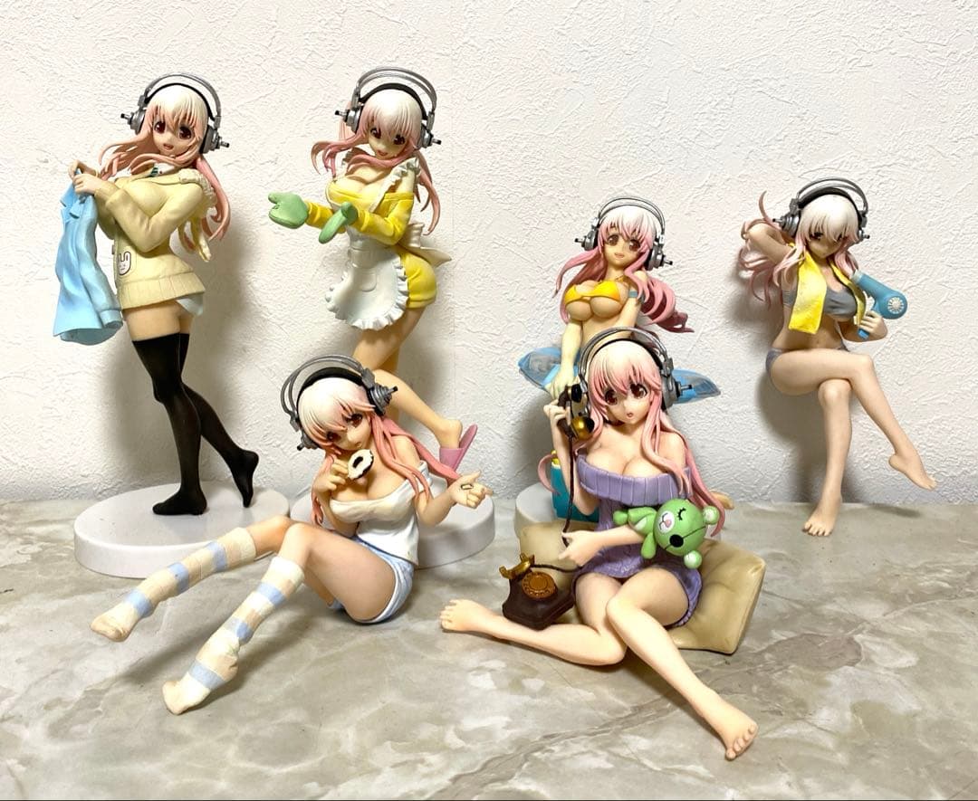 すーぱーそに子 生活密着取材 フィギュア ６体 まとめ売り