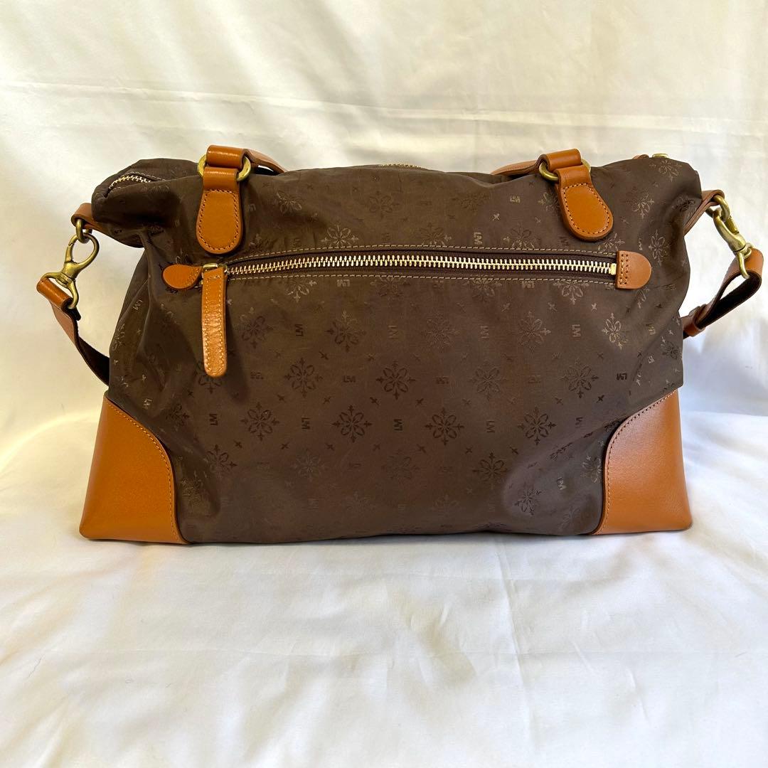 LIME 撥水 モノグラム 2way A4 トート キャメル 名刺入れおまけ