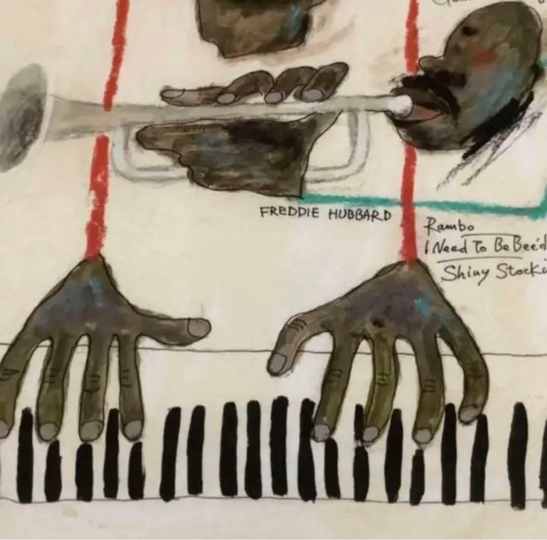 絵画・額縁・版画・津田耕・新品未使用・JAZZ・Play Ⅰ・美術品・インテリア