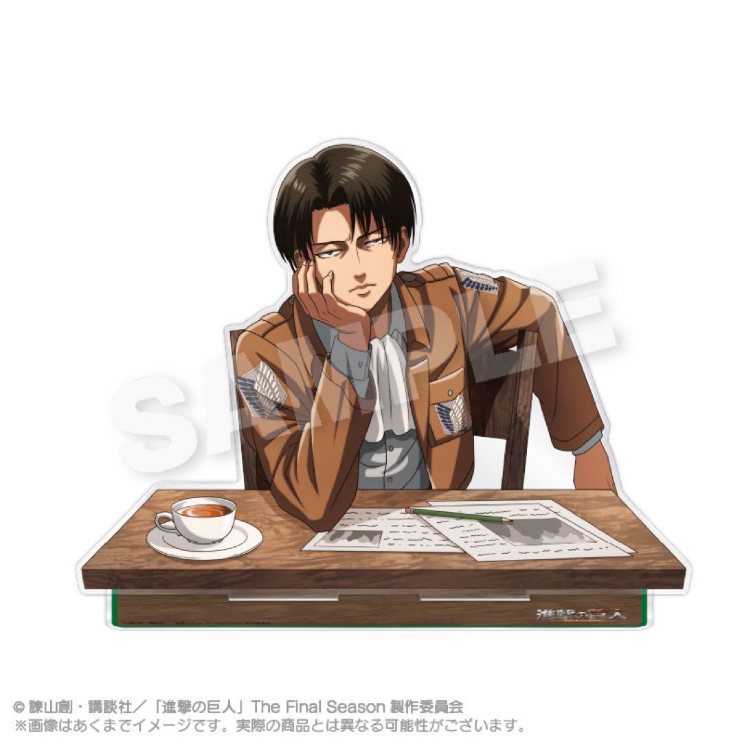【未開封】進撃の巨人　調査兵団と一緒に作戦会議パネル　リヴァイ